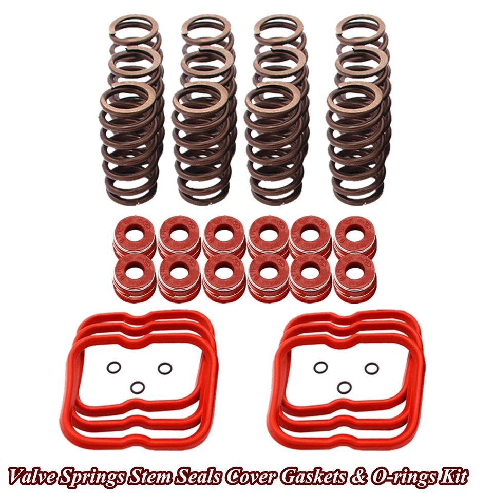 12 High RPM Valve Springs Stem Seal & Gaskets Kit For Cummins 6BT 5.9 12V 89-98 - Image 1 of 4