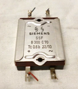 Selen-, Brücken-, Rundfunk-Gleichrichter Siemens - B300C70 - Gut            #BT - Picture 1 of 2