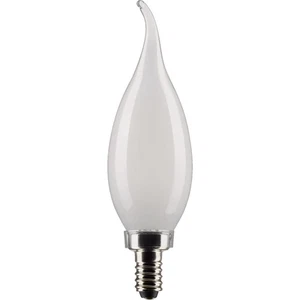 Satco 40W Equivalent Warm White Frosted CA10 Candelabra LED Decorative Light - Picture 1 of 4
