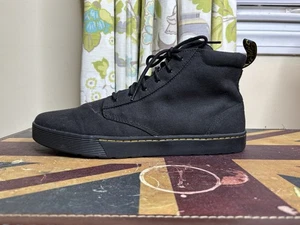 Kaum getragene Dr. Martens Cairo Canvas Chukka Stiefel in Schwarz US Herren 14 - Bild 1 von 6