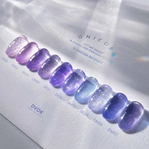 DVOK Unicorn Fantasy Gel Nail | 10 Colors Set/Single | Cat Eye & Glitter Effect - Picture 1 of 17