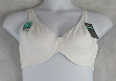 Bali Women's Seamless Underwire Minimizer Bra, While Floral Lace, 38DD - Image 1 of 4