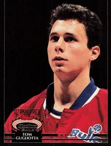 1992-93 Stadium Club Tom Gugliotta #288 BASKETBALL CARD Washington Bullets RC - Picture 1 of 2