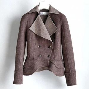 Chaqueta Blazer CHRISTIAN DIOR Lana Doble Cara F36 Marrón 2509TK - Imagen 1 de 10