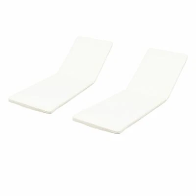 Addisyn Outdoor Fabric Chaise Lounge Cushion (Set of 2) - Image 1 of 4