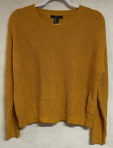 Maglione donna Forever 21 taglia S maglione oro manica lunga - Foto 1 di 7