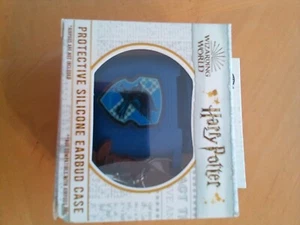 NEW IN BOX Harry Potter " RAVENCLAW " BLUE Silicone Earbud Case ONLY GEN 1 + 2 - Picture 1 of 2