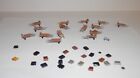 HO Scale Hand Carts with Baggage Cart and Bags/Loads LOT