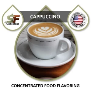 Cappuccino Food Flavor Drops Flavoring Concentrate - 1oz/30ml - SageFox - FL072 - Picture 1 of 3