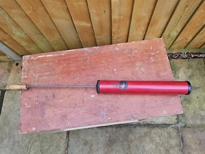 Große Vintage SKS Handluftpumpe Kunststoff mit Messingdüse Made in West Germany - Bild 1 von 3
