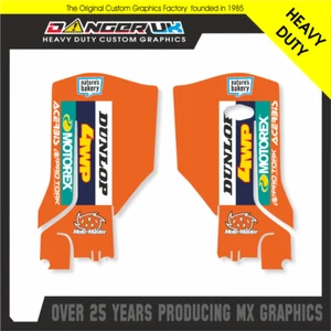 KTM SX SXF 2023-25 EXC 2024-25 MOTOCROSS UNTERE GABELN GRAFIK ABZIEHBILD AUFKLEBER - Bild 1 von 1