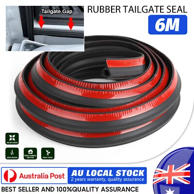 TAILGATE SEAL KIT FOR TOYOTA HILUX SR5 SR RUBBER UTE DUST TAIL GATE ADHESIVE OZ - image 1 of 4