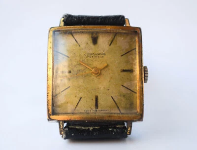 1960's JUNGHANS Vintage GERMAN Gold Plated Mechanical Wristwatch 17JEWELS - Image 1 of 4