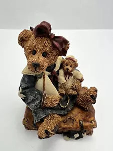 Boyds Bears #2000 A Journey Begins With A Single Step Sail Boat Bear Travel - Picture 1 of 11