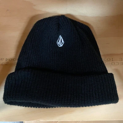 Volcom Full Stone Beanie - Black One Size - Image 1 of 4