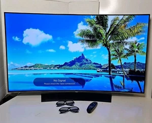 LG OLED55C6P 55" Curved Cinema 3D UHD 4K OLED TV HDR HDR10 Dolby *Light Burn-in* - Picture 1 of 12