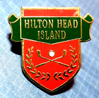 BEAUTIFUL HILTON HEAD ISLAND GOLF CLUB CREST SOUTH CAROLINA PIN BADGE