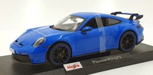 MAISTO 1:18 Scale - Porsche 911 GT3 in Blue - Diecast Model Car - Picture 1 of 12