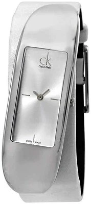CK Calvin Klein Swiss-made Embody Collection Quartz Asymmetrical Tank Watch   - Image 1 of 4
