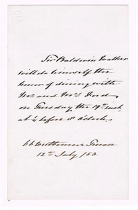 LETTER OF ADMIRAL SIR WAKE WALKER - 1st Lieutenant at the attack on Morea Castle - Picture 1 of 1