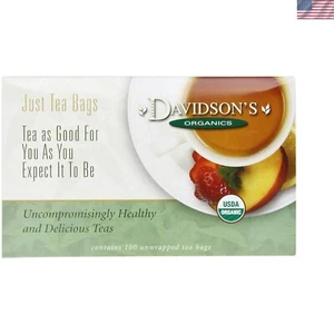 Sustainably Sourced Chamomile Flowers Tea - 100 Unwrapped Bags for Serenity - Picture 1 of 2