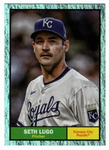 Seth Lugo 2024 Topps Archives Aqua Sparkle Foilboard SP 12/75 Kansas City Royals - Picture 1 of 2