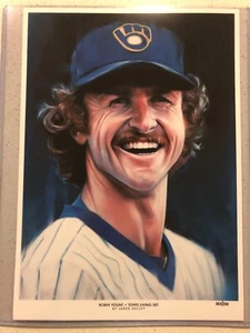 2021 Topps Living Set #469 Robin Yount Fine Art Print 10x14 by Jared Kelley /100 - Picture 1 of 1