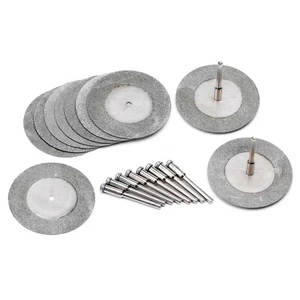 10Pcs 50mm 2 "pulgadas Diamond Rotary Saw Blades Grinding Cut-off Disc Shank 1/8 " - Imagen 1 de 24