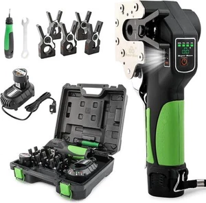 Power Flaring Tool Kit, 1/4" - 3/4" HVAC Electric Flaring Tool for Copper Pipe, - Picture 1 of 7