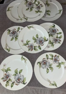 Juego de 8 platos de cena vintage Dogwood Roselyn a 10 pulgadas - Imagen 1 de 4