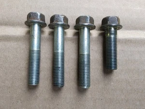 92-95 CIVIC AC COMPRESSOR BRACKET to Block Bolt BOLTS OEM 4pcs 93 94 D16Z6 D15B7 - Picture 1 of 7