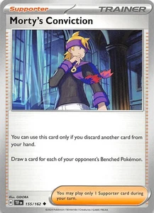 Morty's Conviction - 155/162 SV05 Temporal Forces Pokemon 007690 - Picture 1 of 2