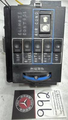 Mercedes-Benz R107 Front Climate Control Unit 94.115.41.017 (992) - Image 1 of 4