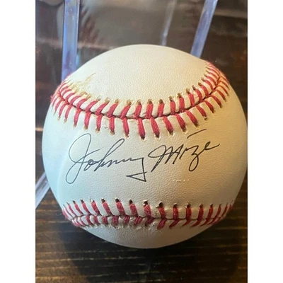 Johnny Mize Autographed Signed Baseball~Official Ball National League - Image 1 of 4