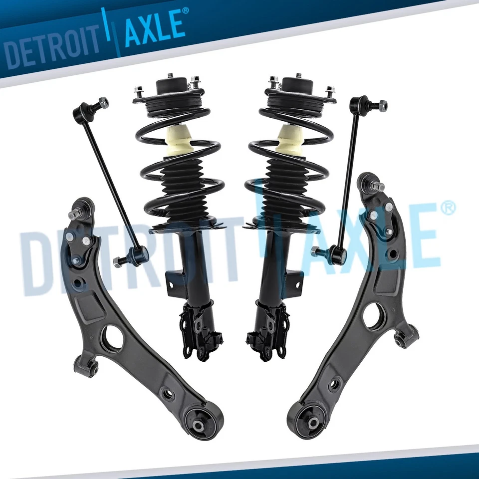 6pc Front Lower Control Arms Struts Sway Bars for Hyundai Sonata Kia Optima - Image 1 of 4