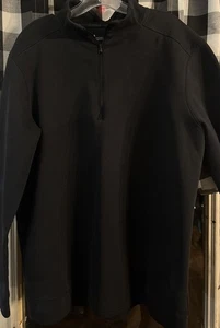 Under Armour Mens Black Golf Pullover Sweatshirt Shirt Size Large Adult Sz L - Picture 1 of 5
