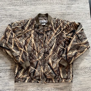 Men's Columbia Interchange Marsh Camo Jacket L - Picture 1 of 8