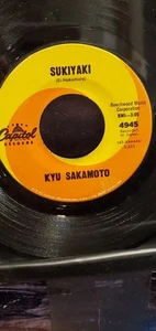 KYU SAKAMOTO 7" 45 RPM "Sukiyaki" & "Anoko No Namaewa Nantenkana" VG+ condition - Picture 1 of 2