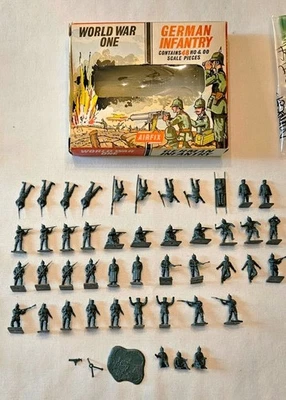 Airfix S26 Primera Guerra Mundial Infantería Alemana Escala HO Ventana Frontal Caja Set - Juego Marx Foto 1 de 4