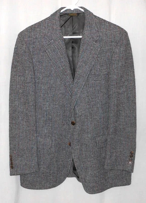 Harris Tweed Sport Coat Vintage Blazer Ivy League Scotland Wool 44 - Image 1 of 4