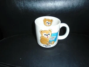 1980'S SOUVENIR CERAMIC MUG "I LOVE LAS VEGAS NEVADA" WITH BEAR & SLOT MACHINE - Picture 1 of 3
