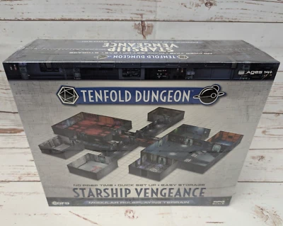 Tenfold Dungeon Starship Vengeance Modular RPG Miniaturas Ciencia Ficción Terreno Set NIS Foto 1 de 4