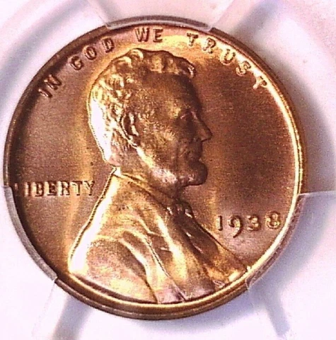 1938 Wheat Penny - No Mint Mark Cover