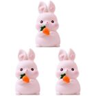 3 PCS Piggy Bank BIG Toys for Boys Rabbit Chinese Zodiac Figurines