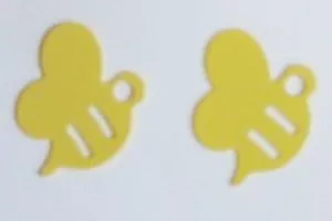 ACENTOS METÁLICOS ABEJORRO AMARILLO Bichos Primavera Verano Álbumes de recortes Fabricación de tarjetas - Imagen 1 de 1