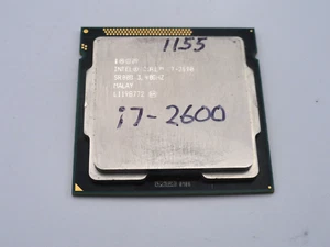 Intel Core i7-2600 4 Cores 8 Threads 3.4GHz LGA 1155 CPU - Picture 1 of 2