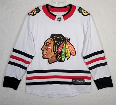 Chicago Blackhawks NHL Fanatics Hockey Jersey Men's Long Sleeve Shirt Size S New - Image 1 of 4