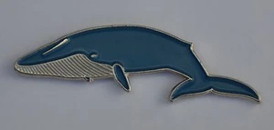Blue Whale Quality Enamel Pin Badge - Picture 1 of 1