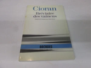 CIORAN . breviaire des vaincus .ed gallimard/arcades - Picture 1 of 2