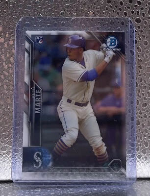 2016 Bowman Chrome Ketel Marte Mariners RC  144 - Image 1 of 2